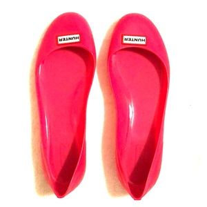 NWT!!! Hunter rubber flats!